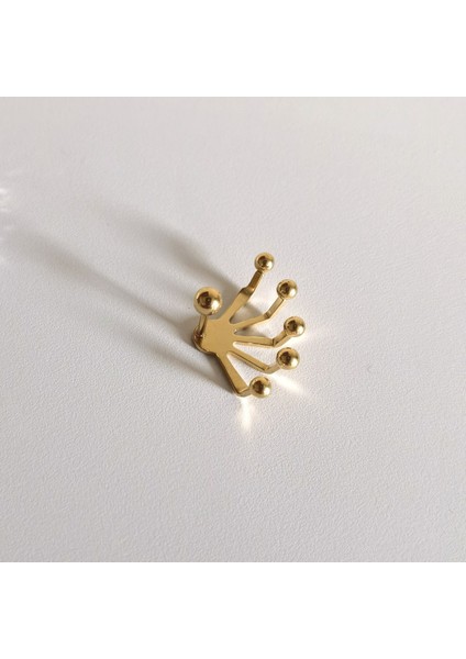 Cerrahi Çelik Gold Beş Top Çelik Kıkırdak Piercing 6 mm fiyatları