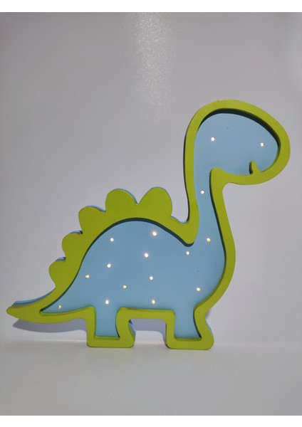 Dinozor Şeklinde Gece Lambası-Eğlenceli-Doğal-Led-Pilli