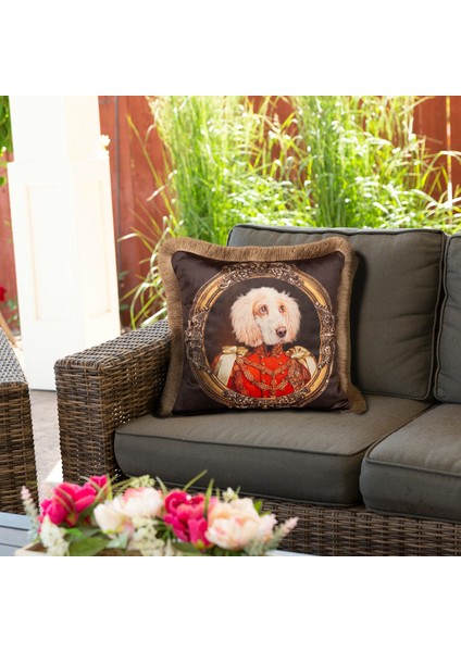 Ithal Kadife Özel Tasarım Kırlent Kılıfı