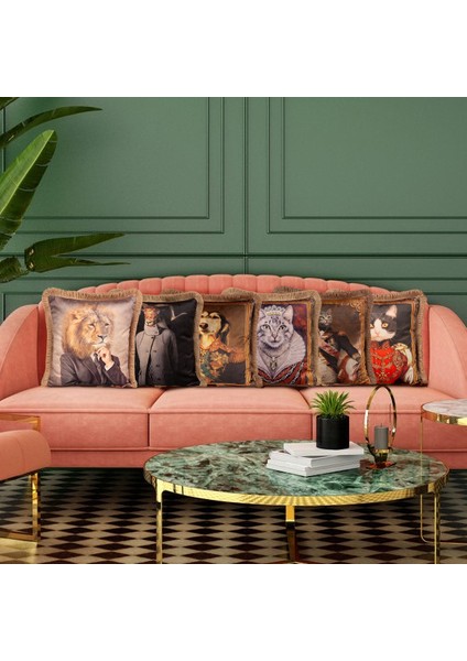 Ithal Kadife Özel Tasarım Kırlent Kılıfı modelleri