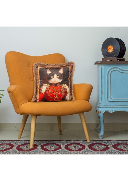 Ithal Kadife Özel Tasarım Kırlent Kılıfı