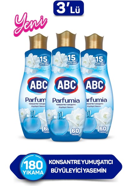 Abc Konsantre Yumuşatıcı Parfumıa Büyüleyici Yasemin 1440 Mlx3 Adet