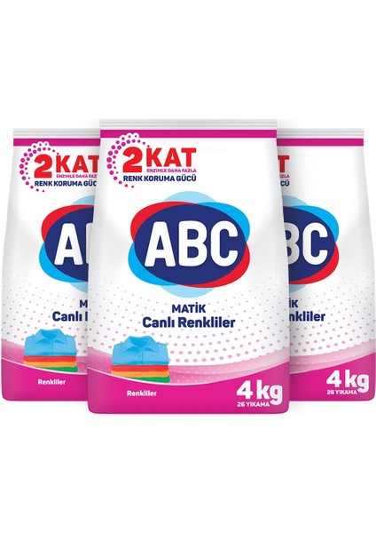 Matik Color 4kgx3 Adet