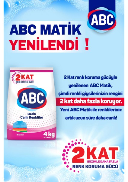Matik Color 4kgx3 Adet