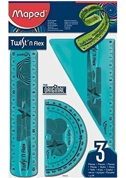 Twist’n Flex Esnek Cetvel Seti 3 Parça 895024