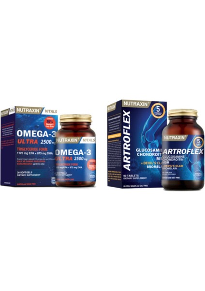 Omega-3 Ultra 2500 Mg 30 Yumuşak Kapsül + Artroflex 90 Tablet