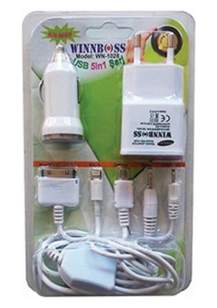 WN-1028 5 Volt 2100 Mah USB 5liset Iphone4/iPhone Uyumlu5/samsung
