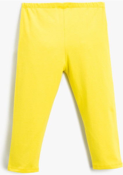 Kız Çocuk Basic Kapri Tayt Pamuklu fiyatları