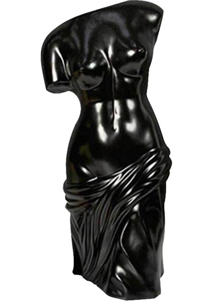Seramik Vazo Insan Vücudu Saksı Soyut Çiçek Vazo Ekici Ev Dekor 18X14.5X31 cm Siyah indirimleri