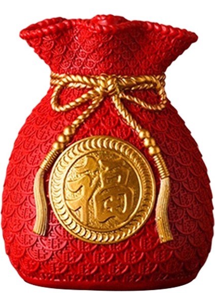 Çiçek Vazo Ekici Pot Düğün Ev Dolabı Feng Shui Ofis Accent Parti Kırmızı