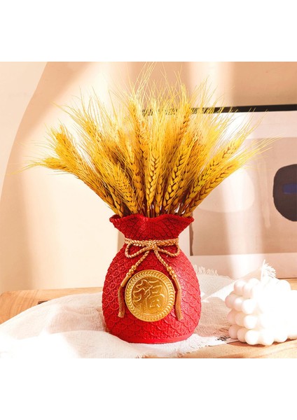 Çiçek Vazo Ekici Pot Düğün Ev Dolabı Feng Shui Ofis Accent Parti Kırmızı modelleri