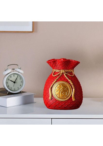 Çiçek Vazo Ekici Pot Düğün Ev Dolabı Feng Shui Ofis Accent Parti Kırmızı indirimleri