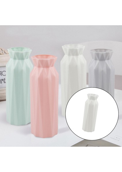 1x Çiçek Vazo Modern Çiçek Tutucu Buket Vazolar Raf Centerpiece Süs Beyaz modelleri