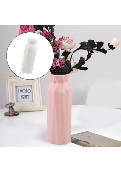 1x Çiçek Vazo Modern Çiçek Tutucu Buket Vazolar Raf Centerpiece Süs Beyaz indirimleri
