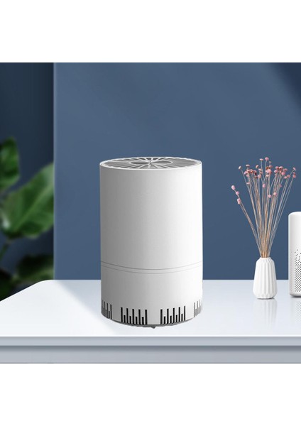 F Fityle Mini Hava Arıtma Temizleyici Hava Filtrasyon Duman Kokusu Koku Beyaz Için USB Masaüstü modelleri