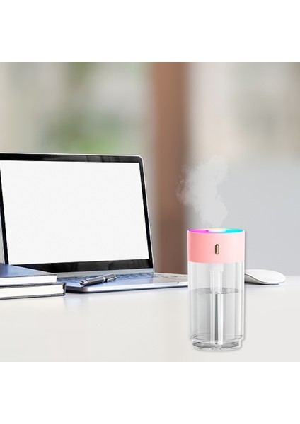 Ultrasonik Hava Nemlendirici LED Gece Işık Araba Arıtma Yoga Aroma Ev Pembe indirimleri