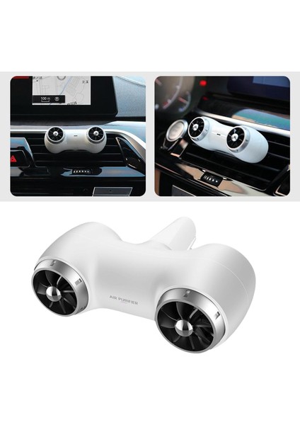 Premium Araba Hava Temizleyici Duman Evcil Hayvan Kokusu Kokusu Negatif Iyon Beyaz modelleri