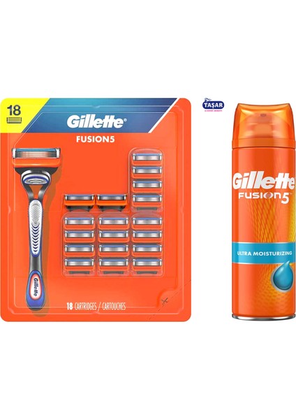 Fusion 16'Lı Yedek Tıraş Bıçağı Yeni Karton Paket + Fusion Tıraş Jeli 200ml modelleri