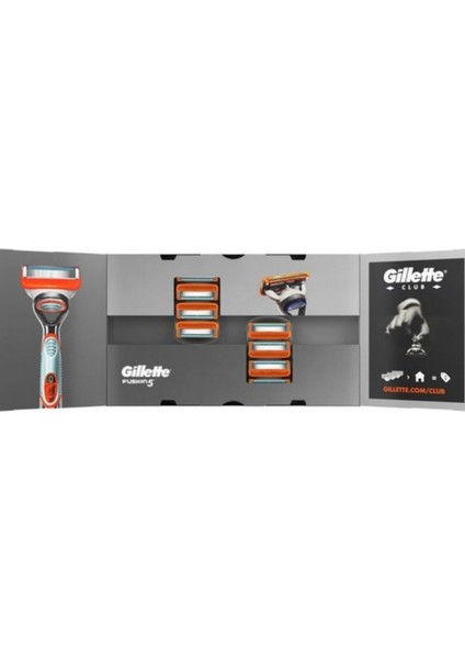 Fusion 8'Li Yedek Tıraş Bıçağı Yeni Karton Paket+Fusion Jel 200ml