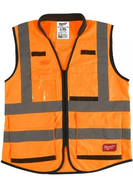 Premium Yüksek Görünürlüklü Yelek (Turuncu)