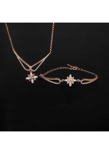 925 Ayar Gümüş Umut Çiçeği Kanat Kolye Bileklik Takı Seti fiyatları