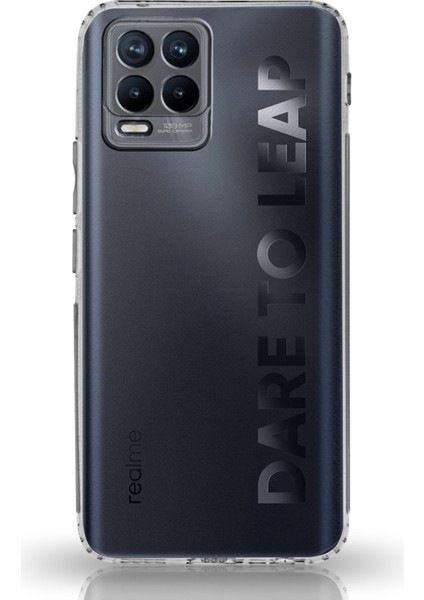 Realme 8 Tıpalı Kamera Korumalı Şeffaf Premier Kılıf