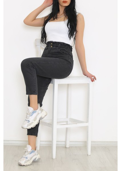 Beli Lastikli Kot Pantolon Füme - 5092.925. fiyatları