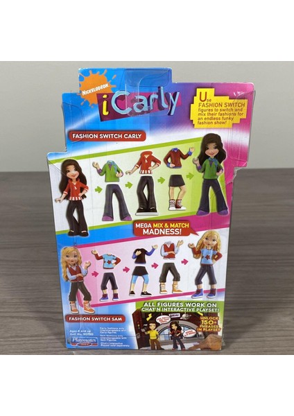 Nickelodeon Icarly Fashion Switch Sam - Icarly Moda Giysileri - Değiştirilebilir Giysili Bebek