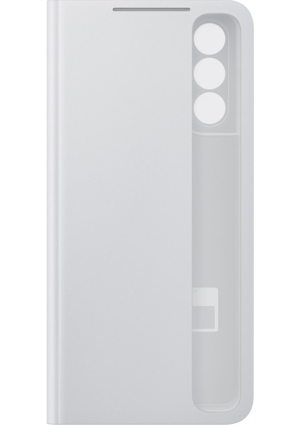 Galaxy S21 Plus Orijinal Smart Clear View Kılıf Açık Gri