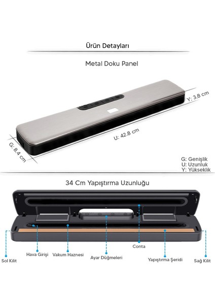 Zk 03 Ev Tipi Vakum Paketleme Makinası