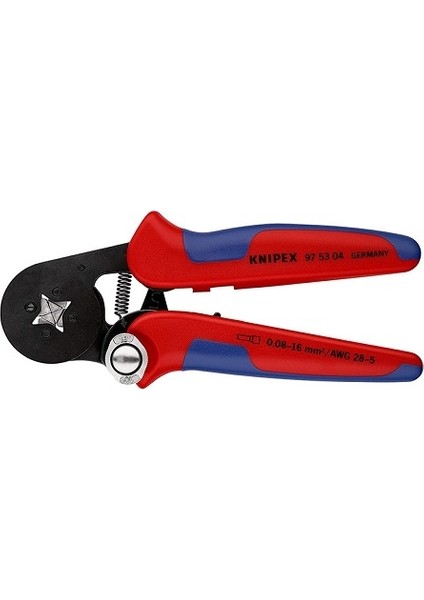 97 53 04 Dörtçene Yüksük Sıkma Pensi 16 mm