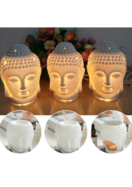 Dekoratif Buda Tasarımlı Buhurdanlık 14 cm Yağ Hediye fırsatları