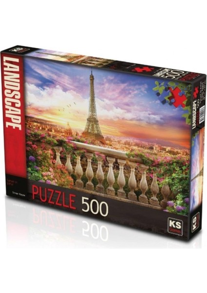 Sunset In Eiffel 500 Parça Puzzle