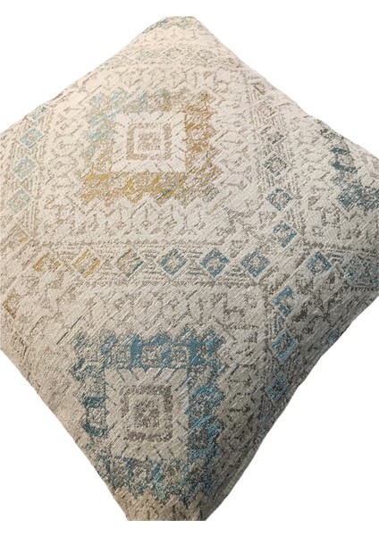 Kilim Desenli Vintage Beyaz Kırlent Kılıfı 45CM*45CM fiyatları