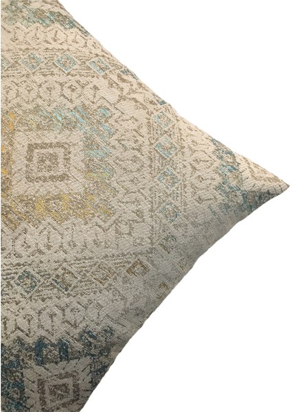 Kilim Desenli Vintage Beyaz Kırlent Kılıfı 45CM*45CM modelleri