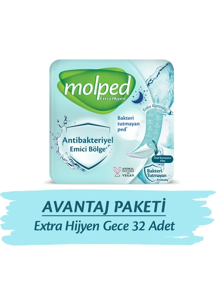 Extra Hijyen Gece Avantaj Paketi 32 Adet