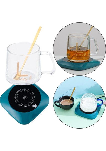 Elektrikli Kupa Isıtıcı Sabit Sıcaklık Kahve Kupa Isıtıcı Için Ev Yeşil modelleri