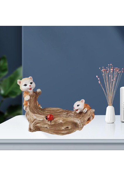 F Fityle Sevimli Meyve Plakası Saklama Kutusu Süsler Tezgahlar Için Tuşları Depolama modelleri