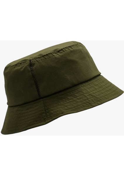 Düz Haki Kova Şapka Balıkçı Şapka Bucket Hat