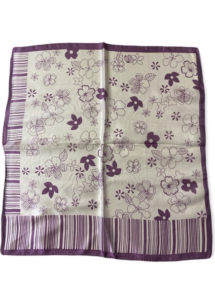 Turkish Silk Store Desenli Ipek Bandana Fular