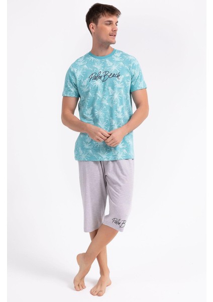 Roly Poly 2717 Palm Beach Cam Göbeği Erkek Kapri Takım