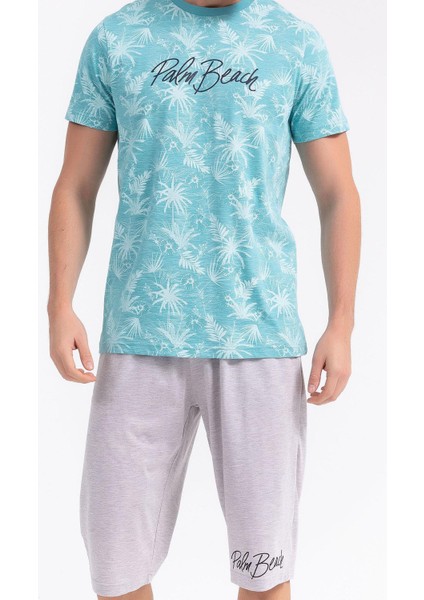 Roly Poly 2717 Palm Beach Cam Göbeği Erkek Kapri Takım modelleri