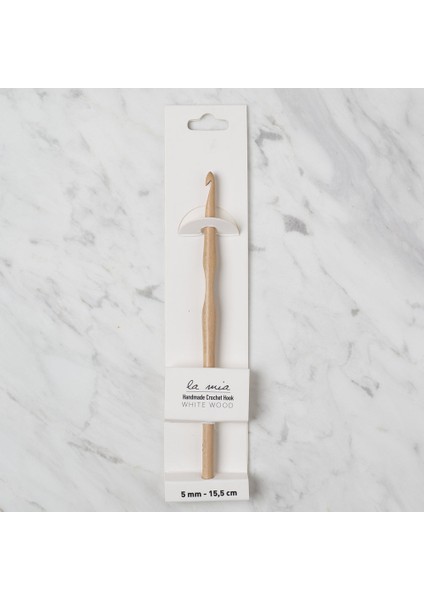 Whitewood 5 mm 15.5 cm Ahşap Yün Tığ