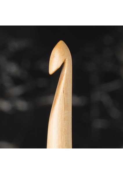 Whitewood 5.5 mm 15.5 cm Ahşap Yün Tığ