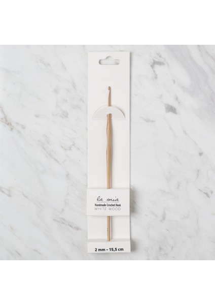 Whitewood 2 mm 15.5 cm Ahşap Yün Tığ