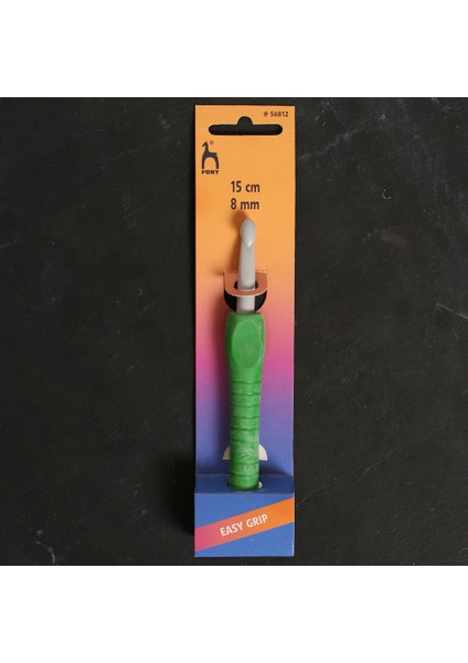 Easy Grip 8 mm 15 cm Yeşil Yumuşak Saplı Yün Tığ - 56812