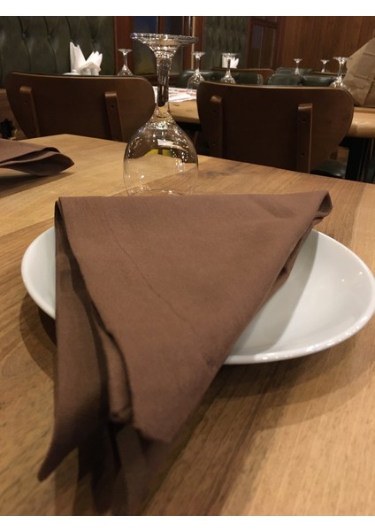 Kahverengi Kare Peçetelik