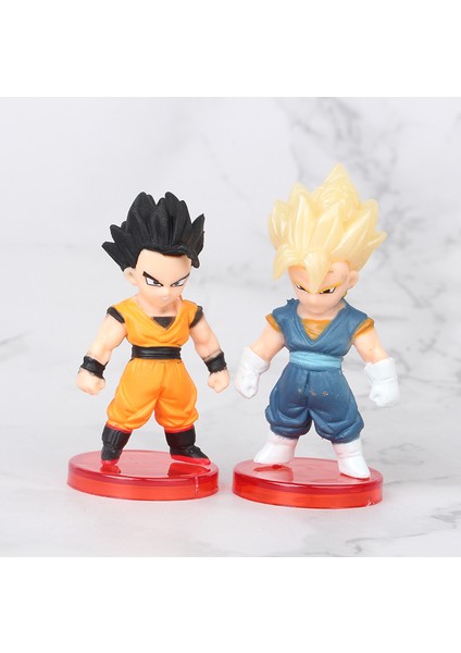 16 Adet/takım Dragon Ball Action Figure Pvc Model Bebekler Oyuncaklar Hediyeler