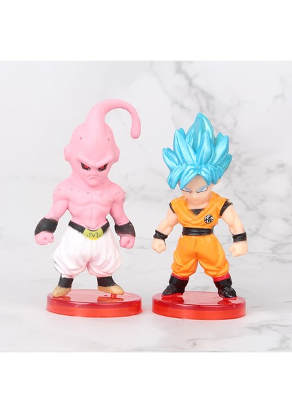 16 Adet/takım Dragon Ball Action Figure Pvc Model Bebekler Oyuncaklar Hediyeler