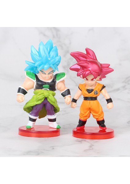 16 Adet/takım Dragon Ball Action Figure Pvc Model Bebekler Oyuncaklar Hediyeler